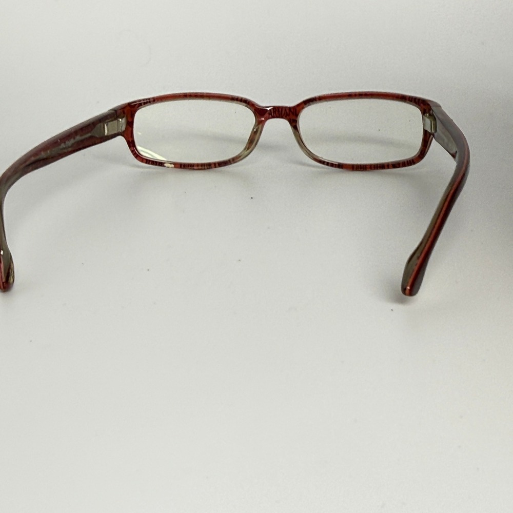 Emporio Armani EA 9261‎ DWC Burgundy Rectangle Eyeglasses Frames Italy 21957 - Picture 3 of 6